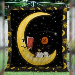 Snoopy Night And Moon 3D Quilt  Quilt